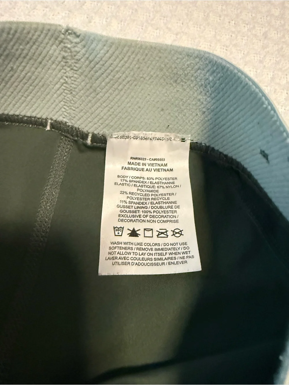 Nike Pro Olive Green Women's Training Shorts with White Logo Waistband